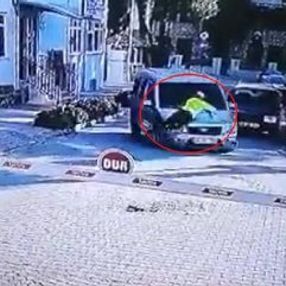 Dur ihtarına uymayan sürücünün peşini bırakmadı