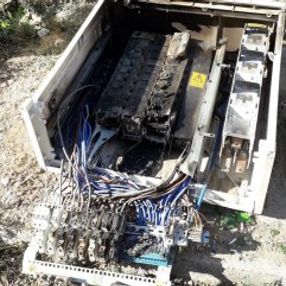 Mardin'de kaçak elektrik panolarını yaktılar