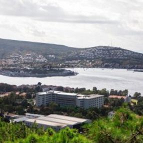 Foça Jandarma Komando Okulu manzarasının öncesi-sonrası