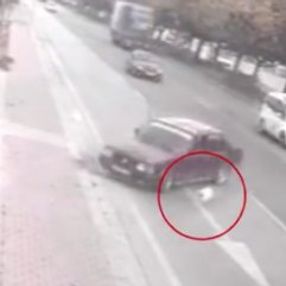 Konya'da bir sürücü büyük tehlike atlattı