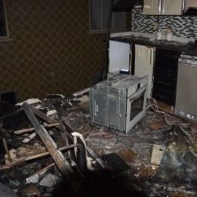 Ocağı tamir etmeye geldi, gaz kaçağını çakmakla kontrol etti