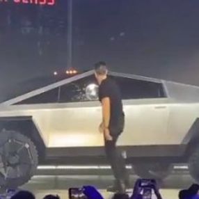 Tesla'nın kırılmaz camı, tanıtım esnasında kırıldı
