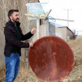 Hakkarili genç kendi baz istasyonunu yaptı