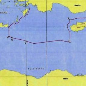Doğu Akdeniz'deki yeni kıta sahanlığı haritası