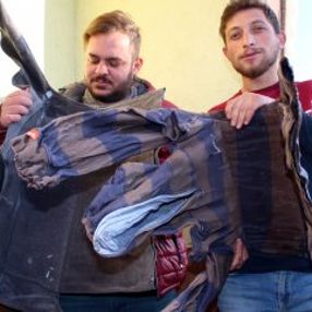 Erzurum'da -12 derecede hayat dondu