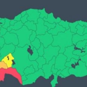 Meteorolojiden Antalya için kırmızı alarm