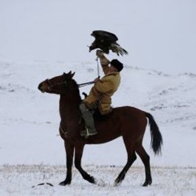 Kazakistan'da Kartal Avcılığı Turnuvası gerçekleştirildi