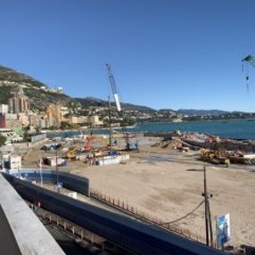 Monaco'da deniz dolduruldu