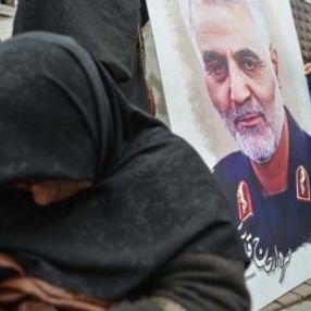 İstanbul'da Kasım Süleymani protestosu