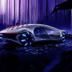 Mercedes'in Avatar'dan ilham aldığı otomobili: Vision AVTR