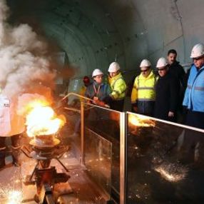 Havalimanı metrosunda ilk ray kaynağı