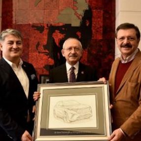Kılıçdaroğlu, TOGG heyetini kabul etti