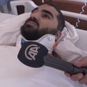 Yaralı depremzede, yaşadıklarını anlattı
