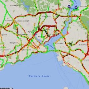 İstanbul'da yağmur sonrası trafik kilitlendi