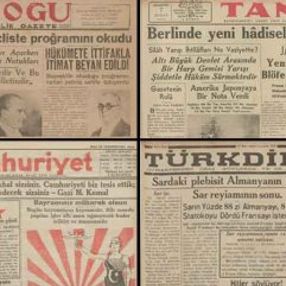 1928-1942 yıllarından 18.422 cilt gazete paylaşıma açıldı