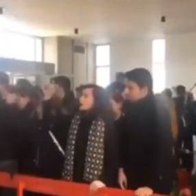 ODTÜ'de teröristleri savunan öğrencilere tepki