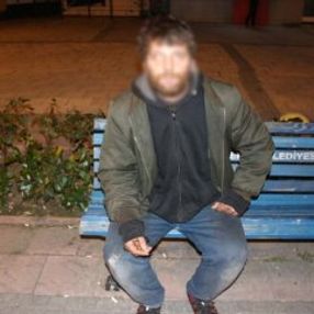 Adana'da dilenci ile polis arasında ilginç diyalog