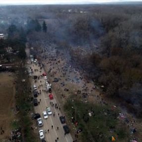Avrupa sınırına yoğun göçmen akını