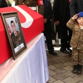 İdlib şehidi Eyüp Gülaştı'ya Samsun'da veda