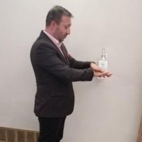 TBMM'de koronavirüse karşı dezenfektan önlemi alındı