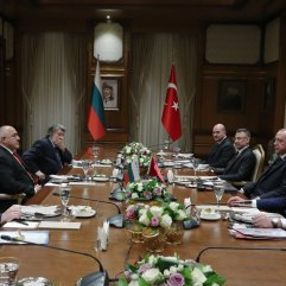 Erdoğan, Bulgaristan Başbakanı Borisov'u kabul etti