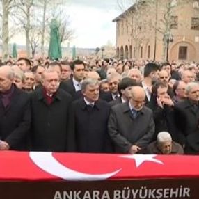 Şevket Kazan için cenaze töreni düzenlendi