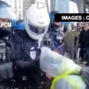 Sarı Yelekliler, polisi korona ile korkuttu