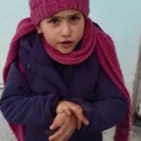 Erzurumlu küçük Miray’ın virüs önlemi