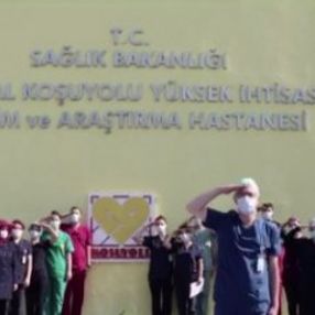 Sağlık personelinden komandolara cevap