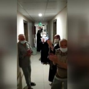 Kayseri'de karantinadaki umrecilerden teşekkür mesajı
