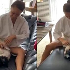 Hülya Avşar, evinden video paylaştı