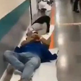 İspanya'da koronavirüs hastaları yerlerde yatırıldı