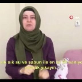 İşaret dili kursiyerleri 14 kuralı anlattı