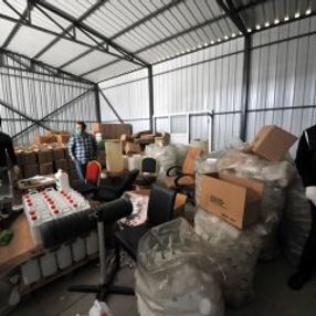 Bursa'da 1 milyon değerinde kaçak dezenfektan baskını