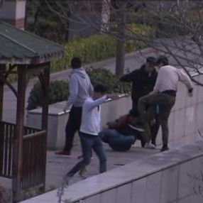 Ankara'da liselilerin taş ve sopalı laf atma kavgası