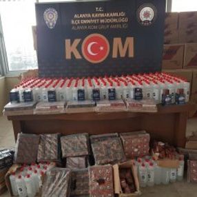 Antalya’da sahte maske ve kaçak akaryakıt operasyonu