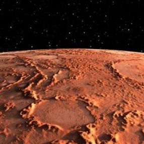 Mars'ın Juventae Chasma bölgesini gösteren yeni fotoğraf