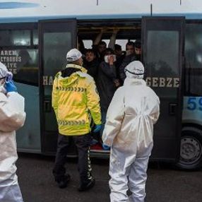 İstanbul'da toplu ulaşım araçlarında korona denetimi