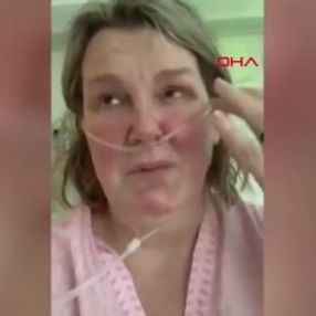 Korona hastası kadın yaşadıklarını ağlayarak anlattı