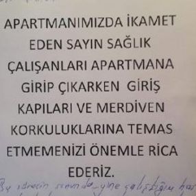 Sakarya'da, sağlık çalışanına tepki çeken uyarı