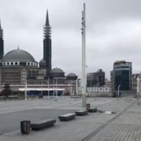 İstanbul sokaklarında sessizlik hakim