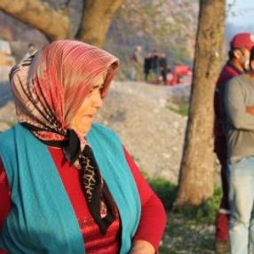 800 arı kovanı yanan teyze, gözyaşlarına boğuldu