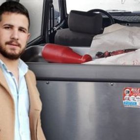 Elini kaptırdığı makine ile hastaneye götürüldü