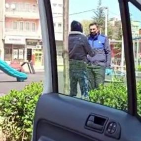 Bursa'da zabıta ekiplerini gören gençler kaçtı