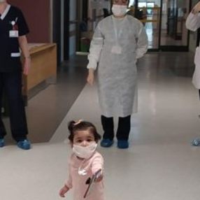 Bursa'da 13 aylık bebek koronavirüsü yendi