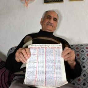 Yaşlı adam 28 yıldır ölüm günlüğü tutuyor