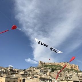 Uçurtma sevdalısından Mardinlilere 'evde kal' çağrısı