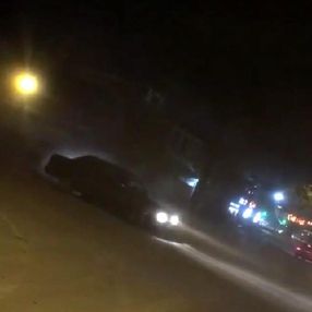Ankara'da drift yapan iki sürücü kameraya yakalandı