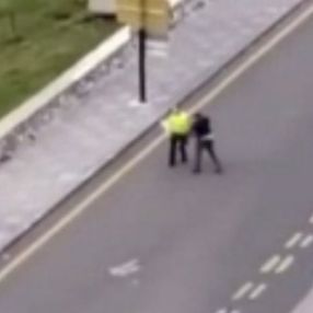 Ankara'da trafik polisine saldıran şüpheli yakalandı