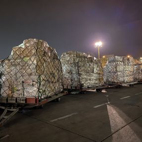 Türkiye'nin Filistin’e yolladığı tıbbi yardım Tel Aviv’de